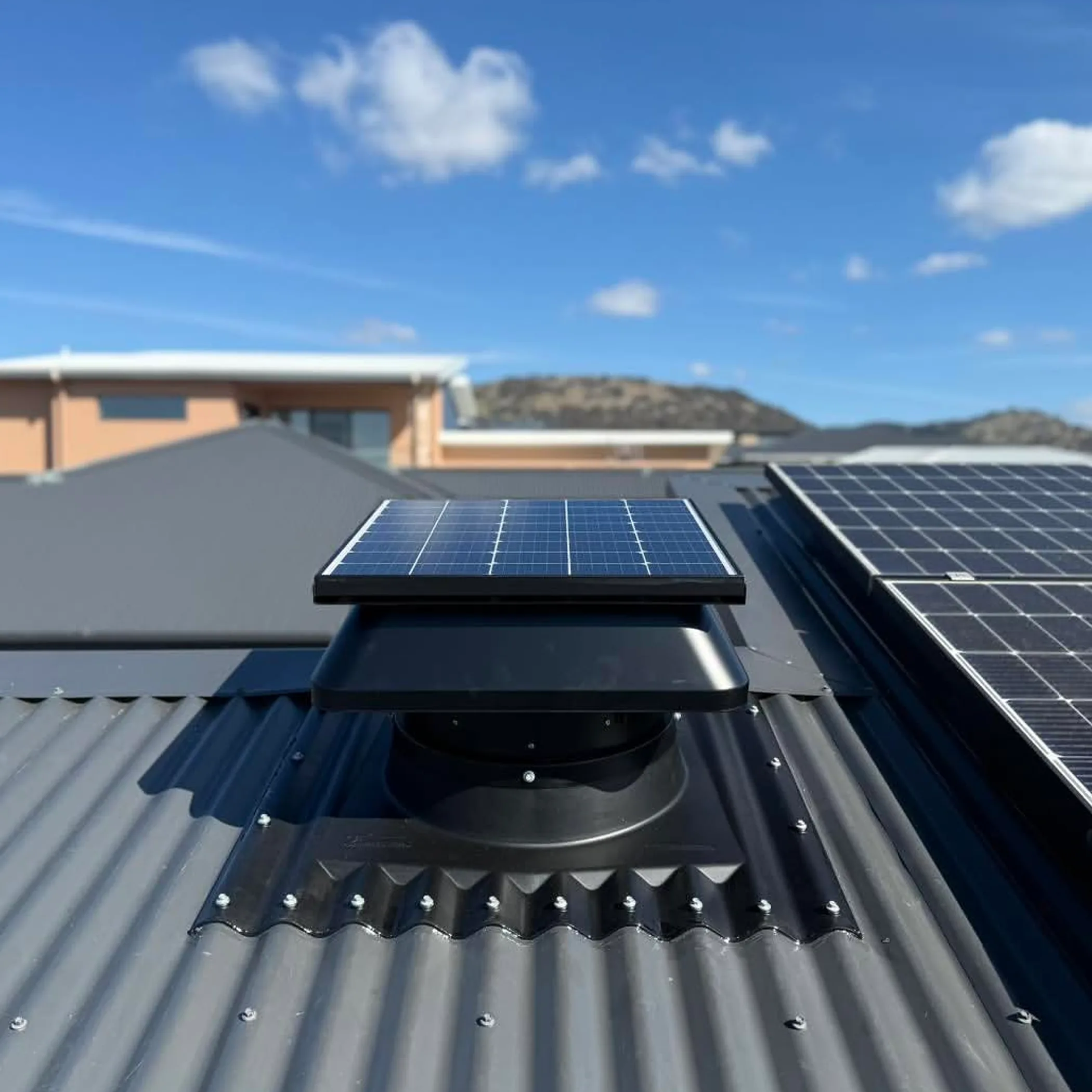 colorbond roof ventilation close-up