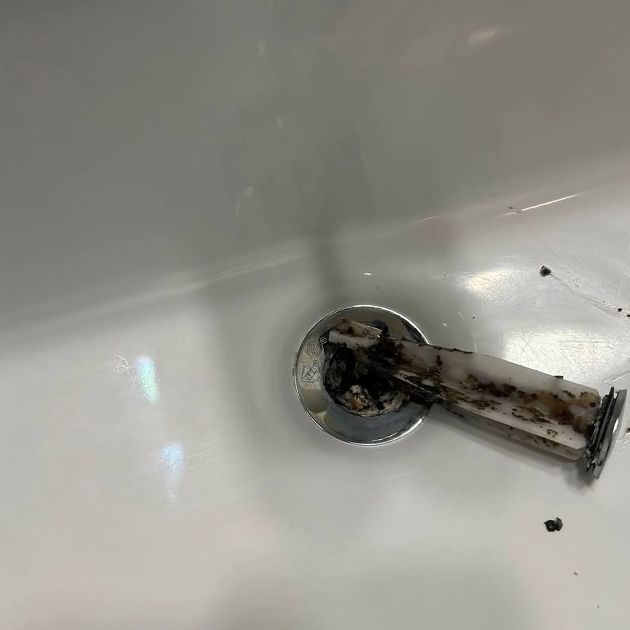clogged drain component
