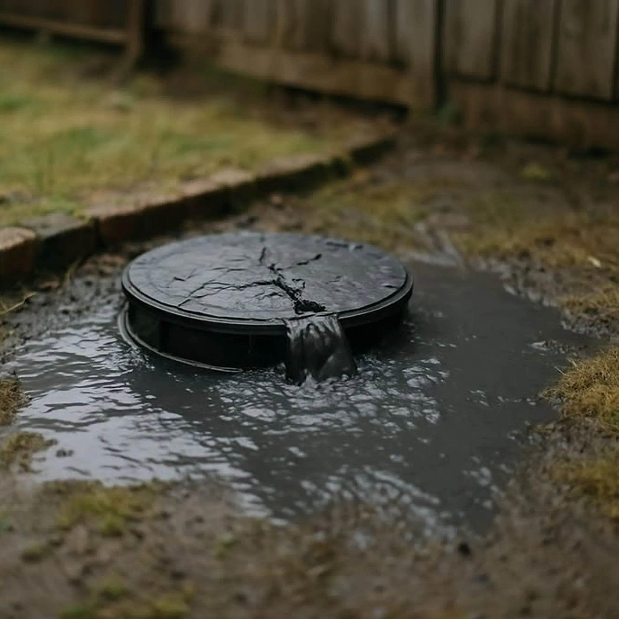 sewage drain overflow
