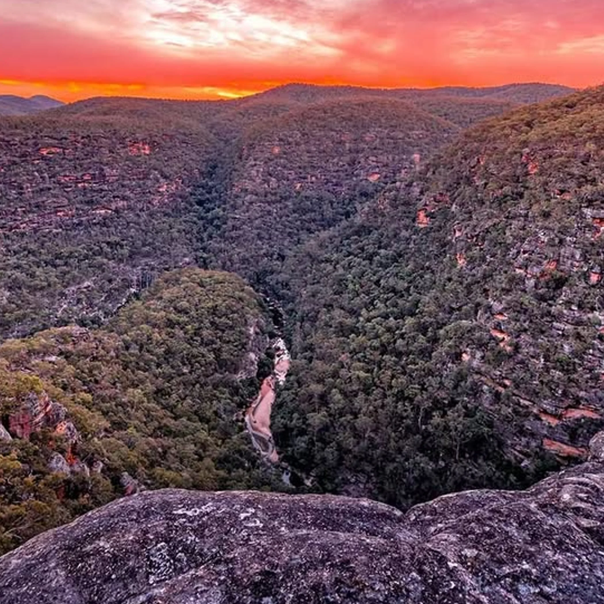 rugged australian canyon terrain
