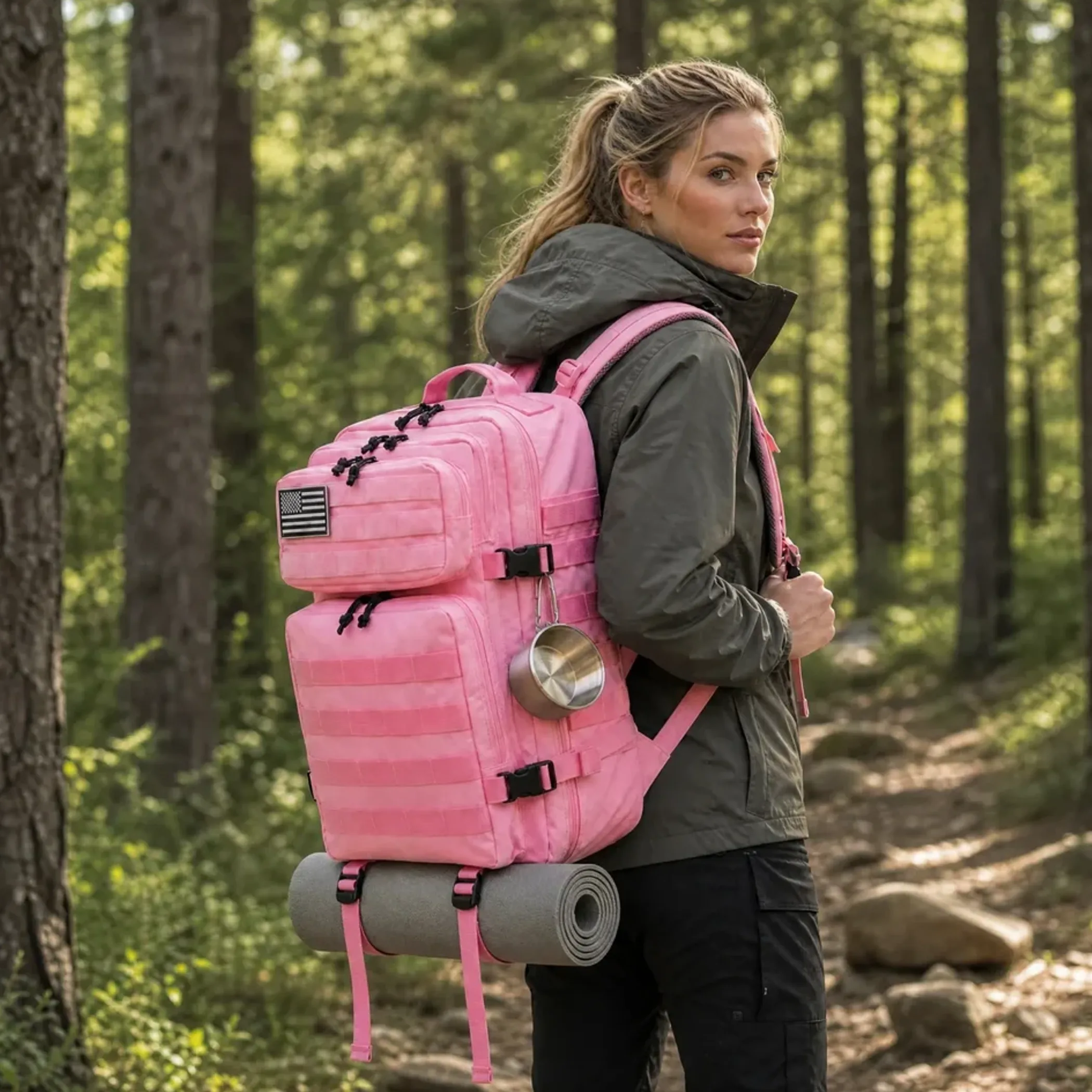 clean hiking gear photo