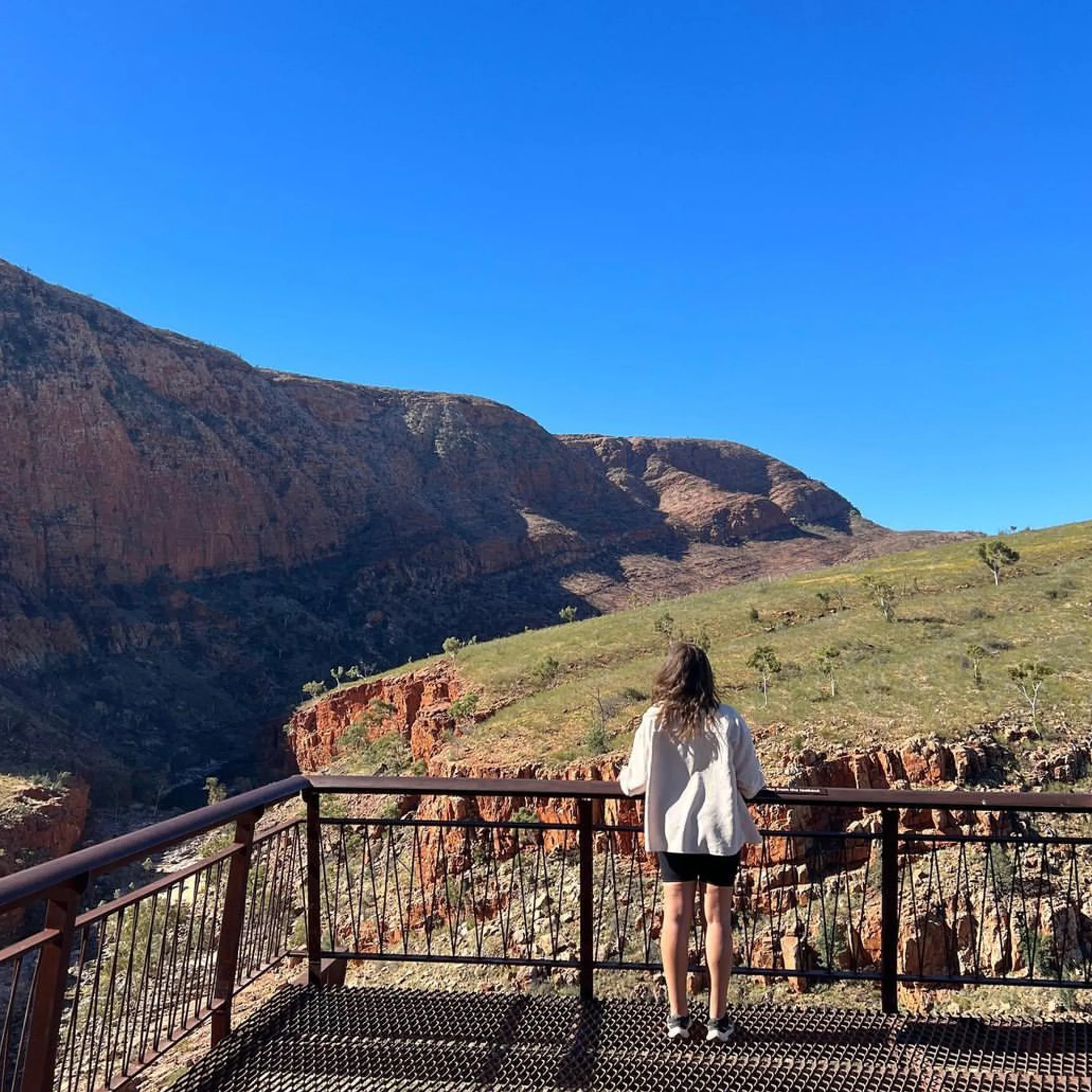 central australia hiking viewpoint