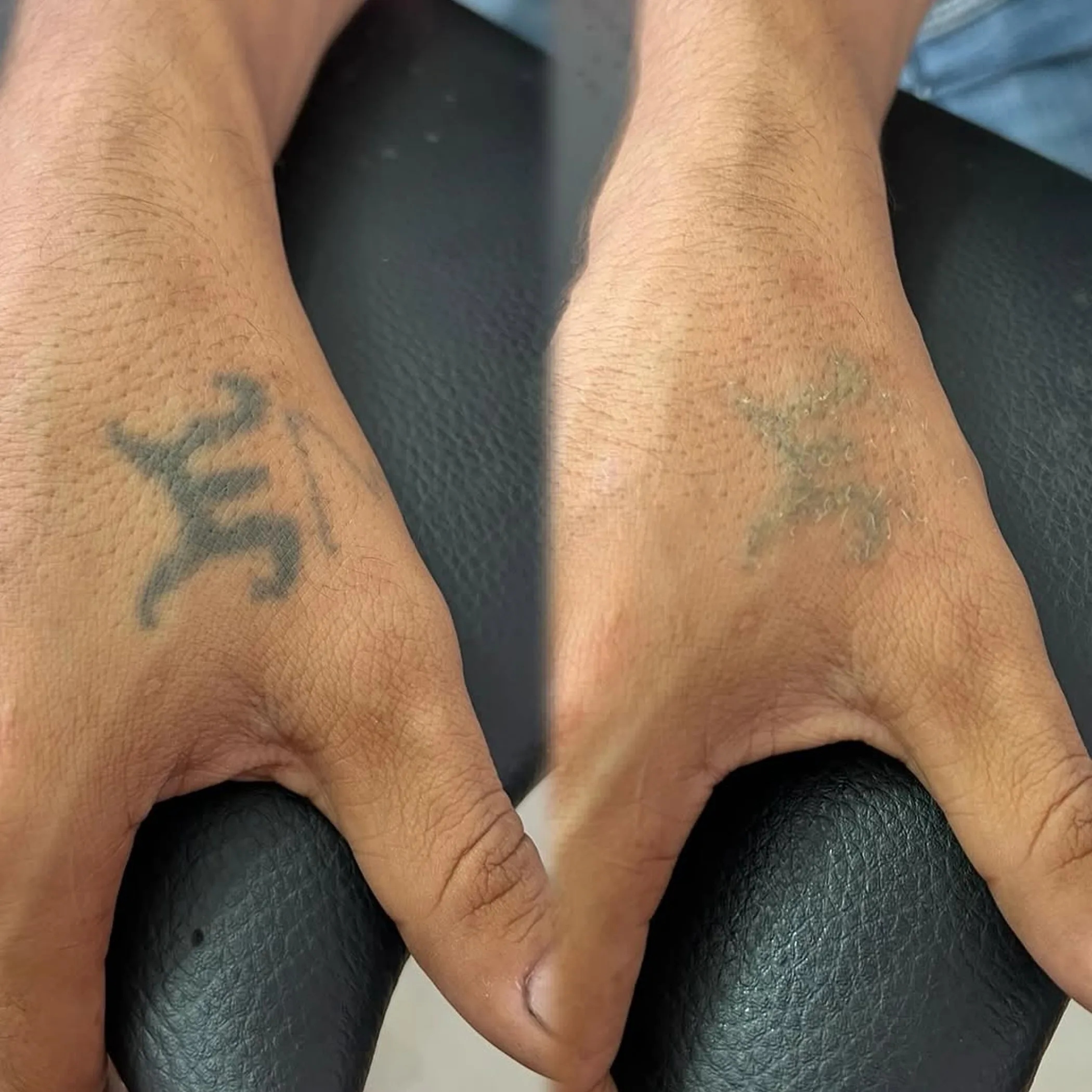 fading colour tattoo
